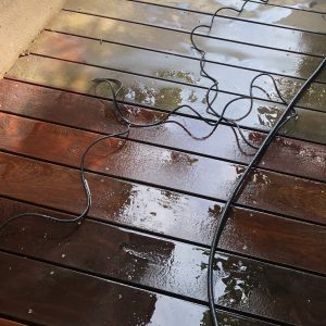 Cleaning,The,Terrace,With,High,Water,Compression.